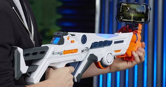 NERF Laser Ops Pro DeltaBurst Blaster (App-Enabled, Original)