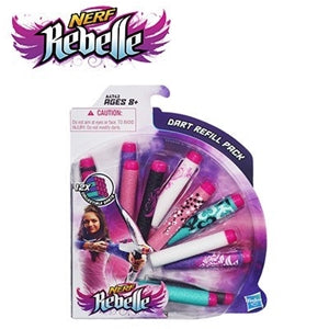 NERF Rebelle Dart Refill Pack - 12 Exclusive Colors & Designs