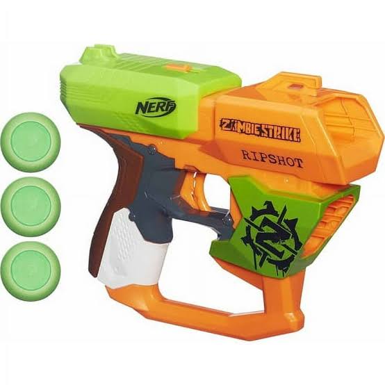 NERF Zombie Strike Ripshot Blaster - Fast-Firing Disc Action