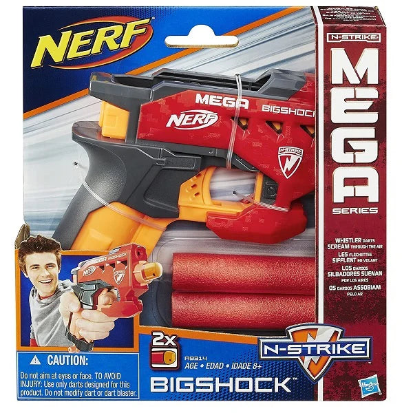 NERF N-Strike MEGA BigShock Blaster - Whistle Darts Included