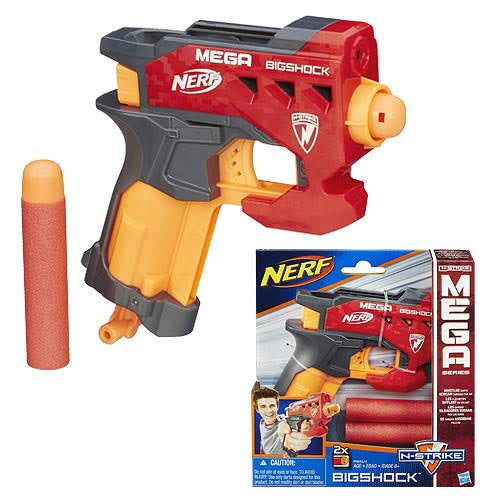 NERF N-Strike MEGA BigShock Blaster - Whistle Darts Included