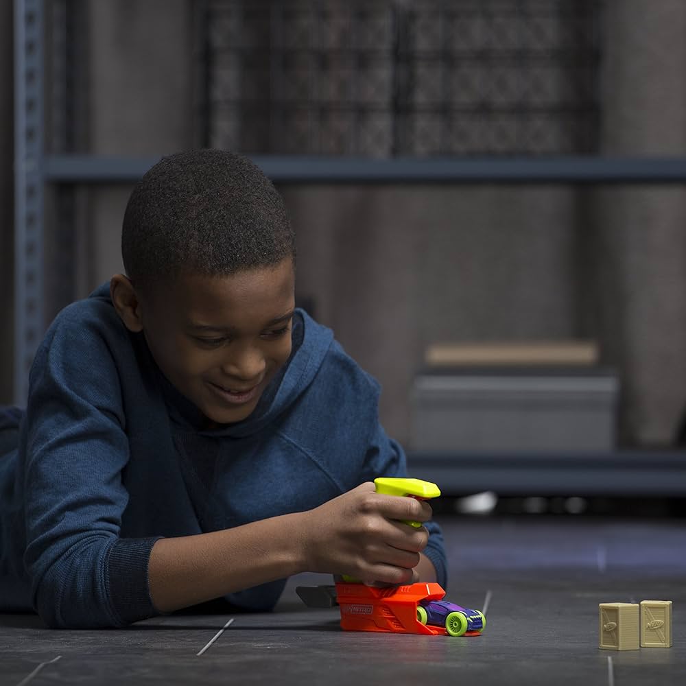 NERF Nitro Throttleshot Blitz Blaster & Foam Car Stunt Set