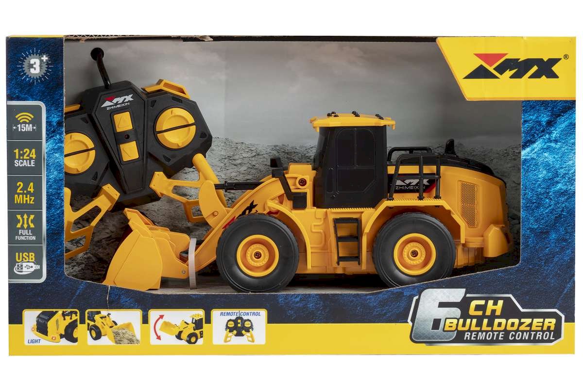 Remote-controlled loader