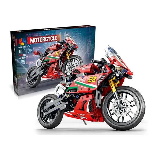 Motorcycle Building Blocks Toy KIt
