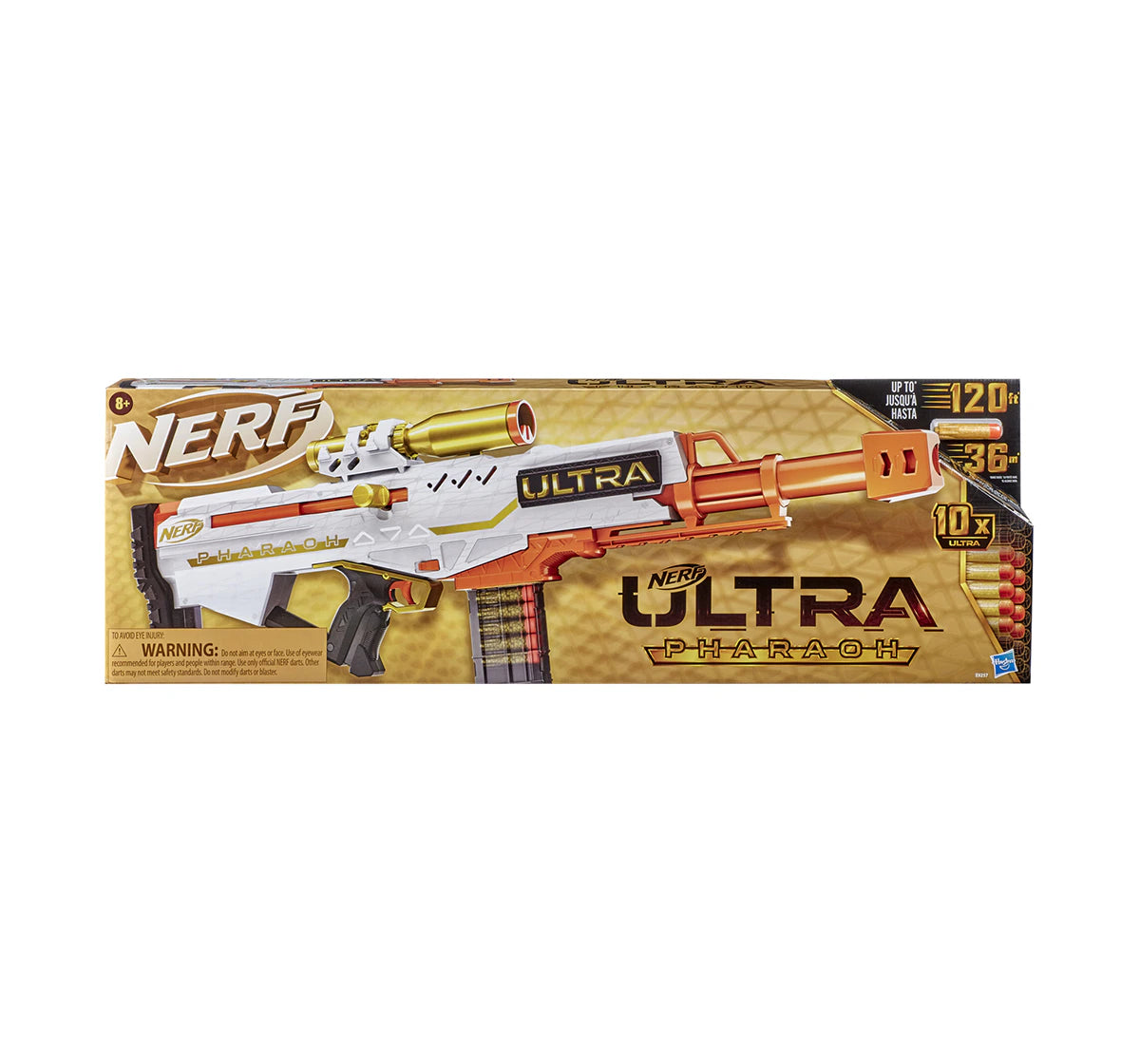 NERF Ultra Pharaoh Blaster with Premium Gold Accents