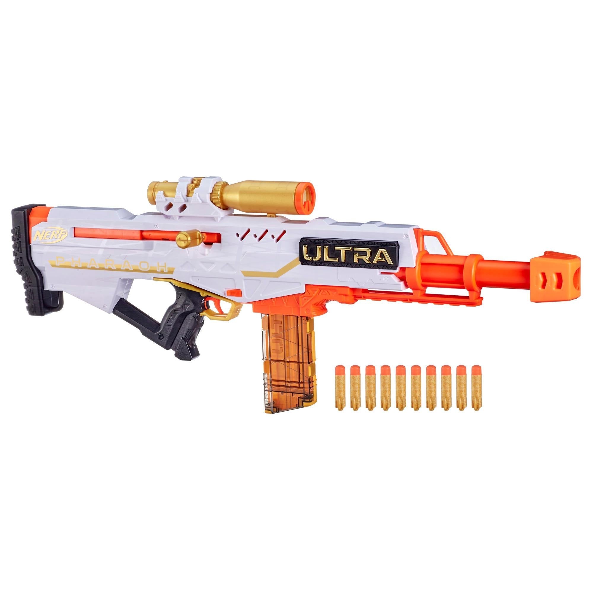 NERF Ultra Pharaoh Blaster with Premium Gold Accents