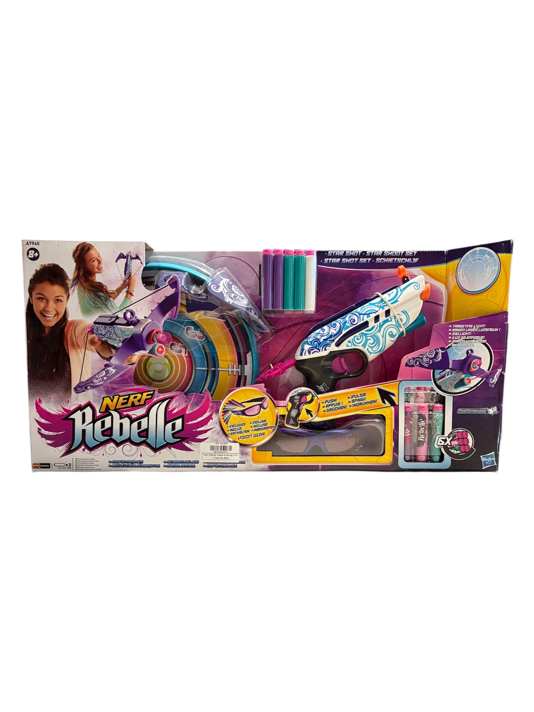 Nerf Rebelle Star Shot Blasting Set (Includes Crossbow & Secondary Blaster)