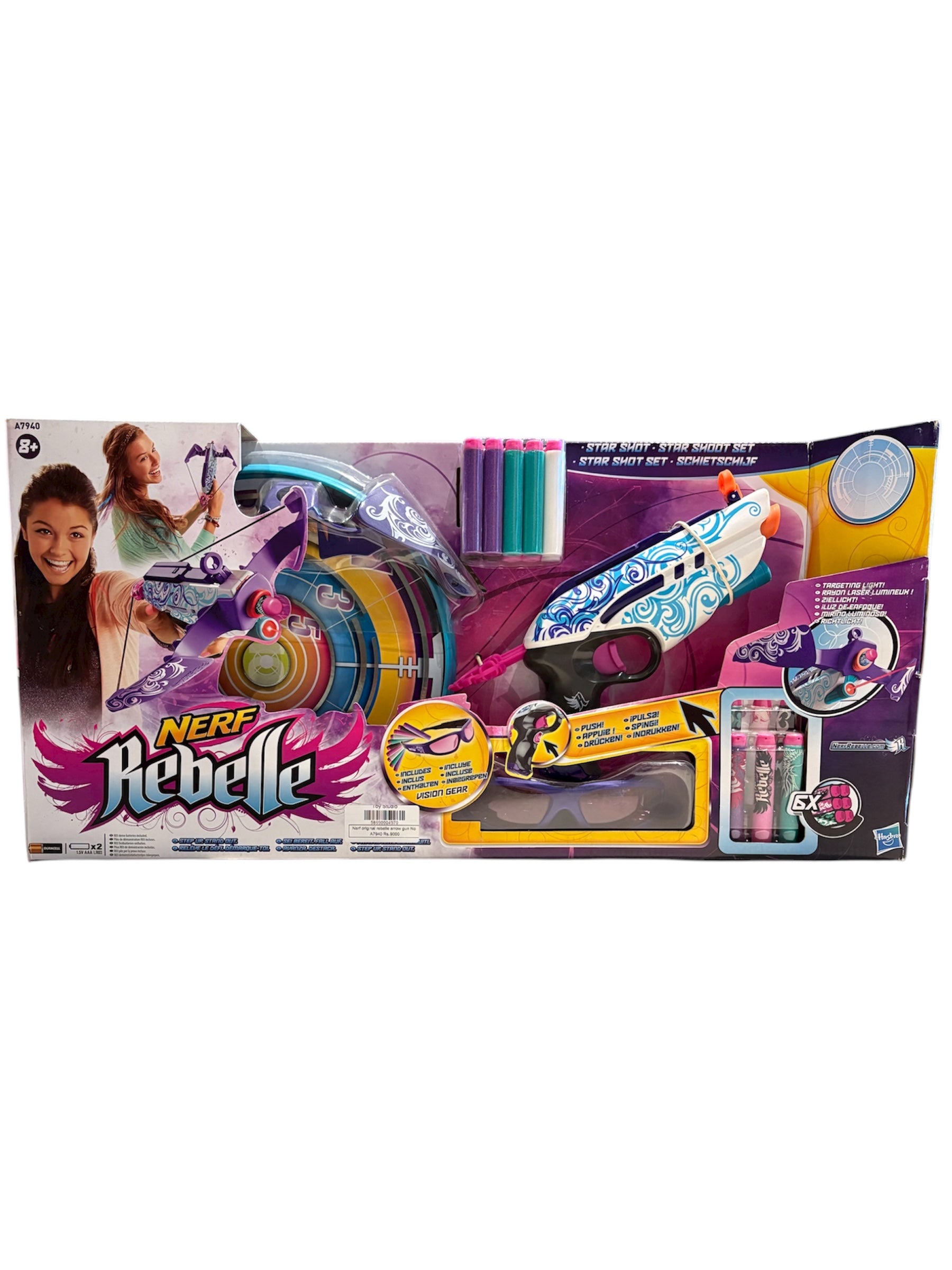 Nerf Rebelle Star Shot Blasting Set (Includes Crossbow & Secondary Blaster)