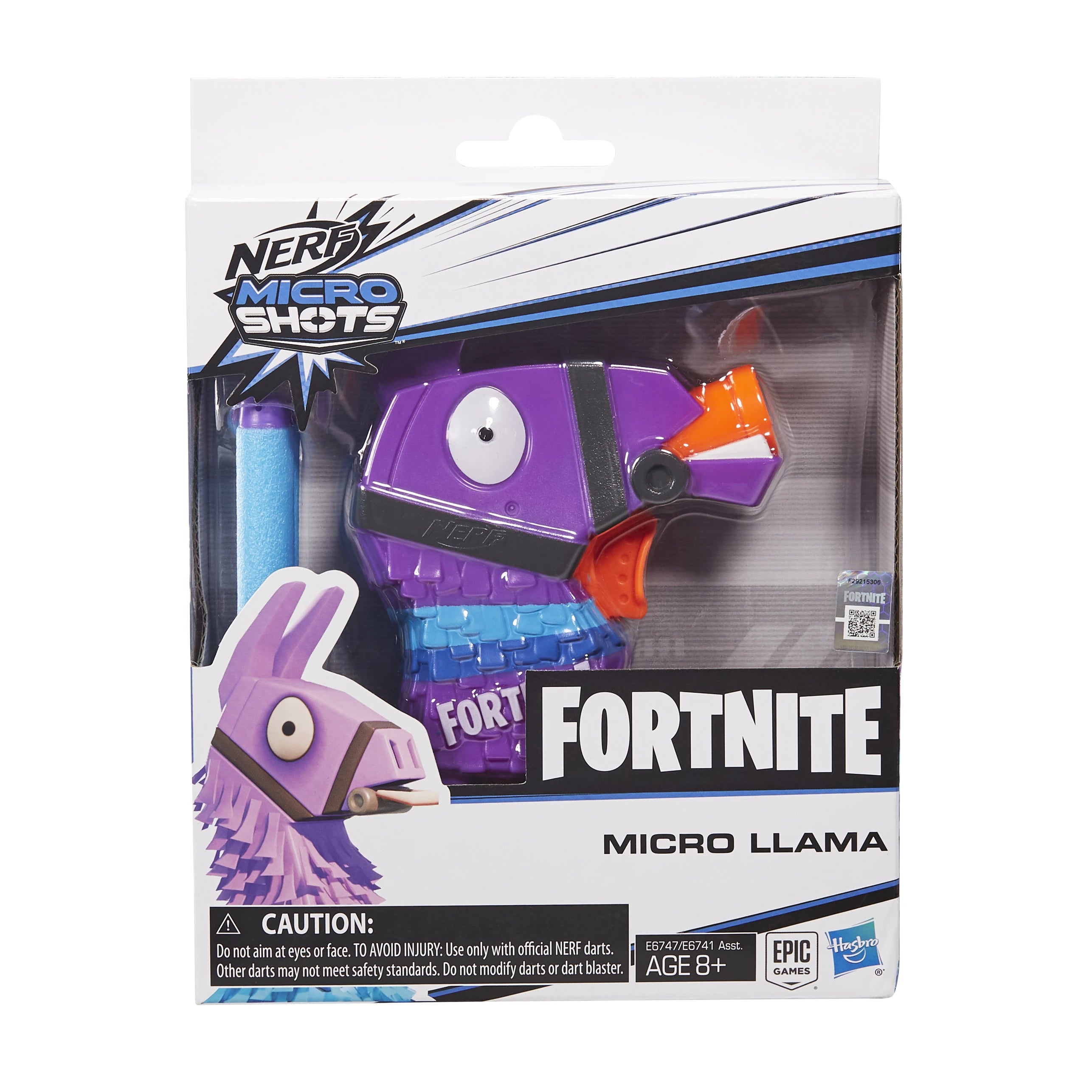 NERF MicroShots Fortnite Micro Llama Dart-Firing Blaster