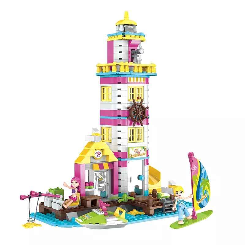 COGO Girls Island Lighthouse (Set 4556) - 412 Pcs