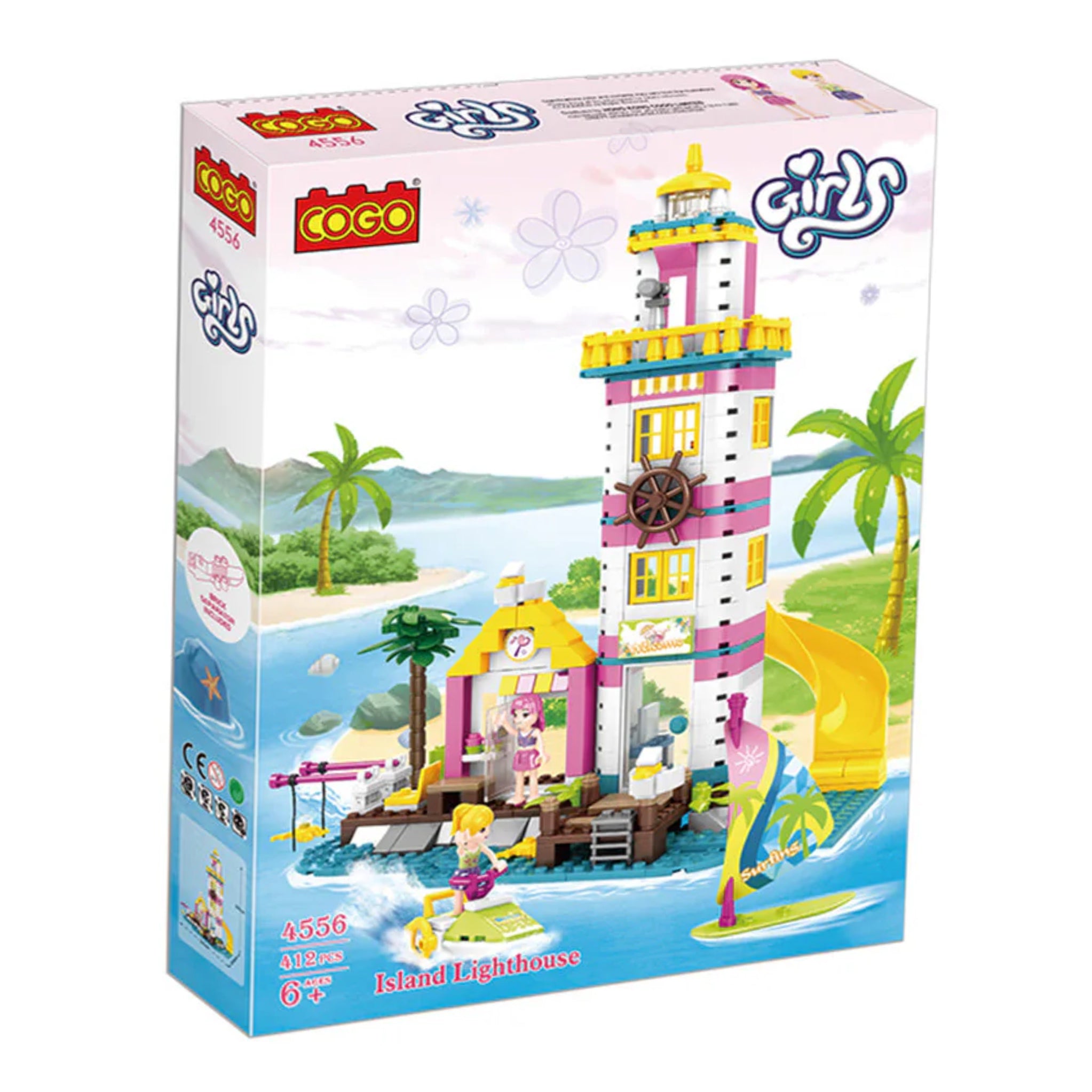 COGO Girls Island Lighthouse (Set 4556) - 412 Pcs