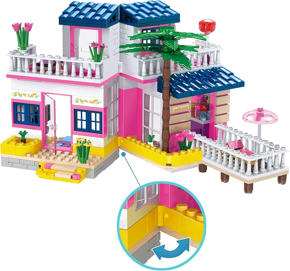 COGO Girls Beach House (Set 4550) - 366 Pcs