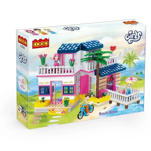 COGO Girls Beach House (Set 4550) - 366 Pcs