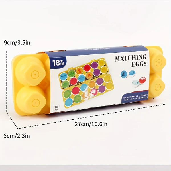 Shape Matching Eggs 12 eggs