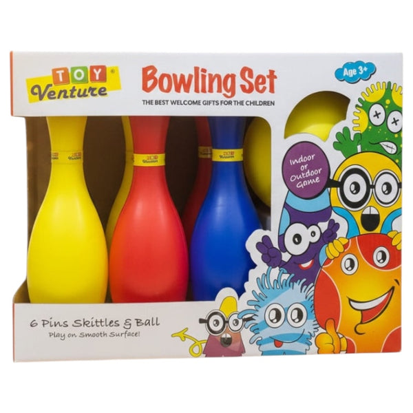 Kids Bowling Set – 6 Pins & Ball