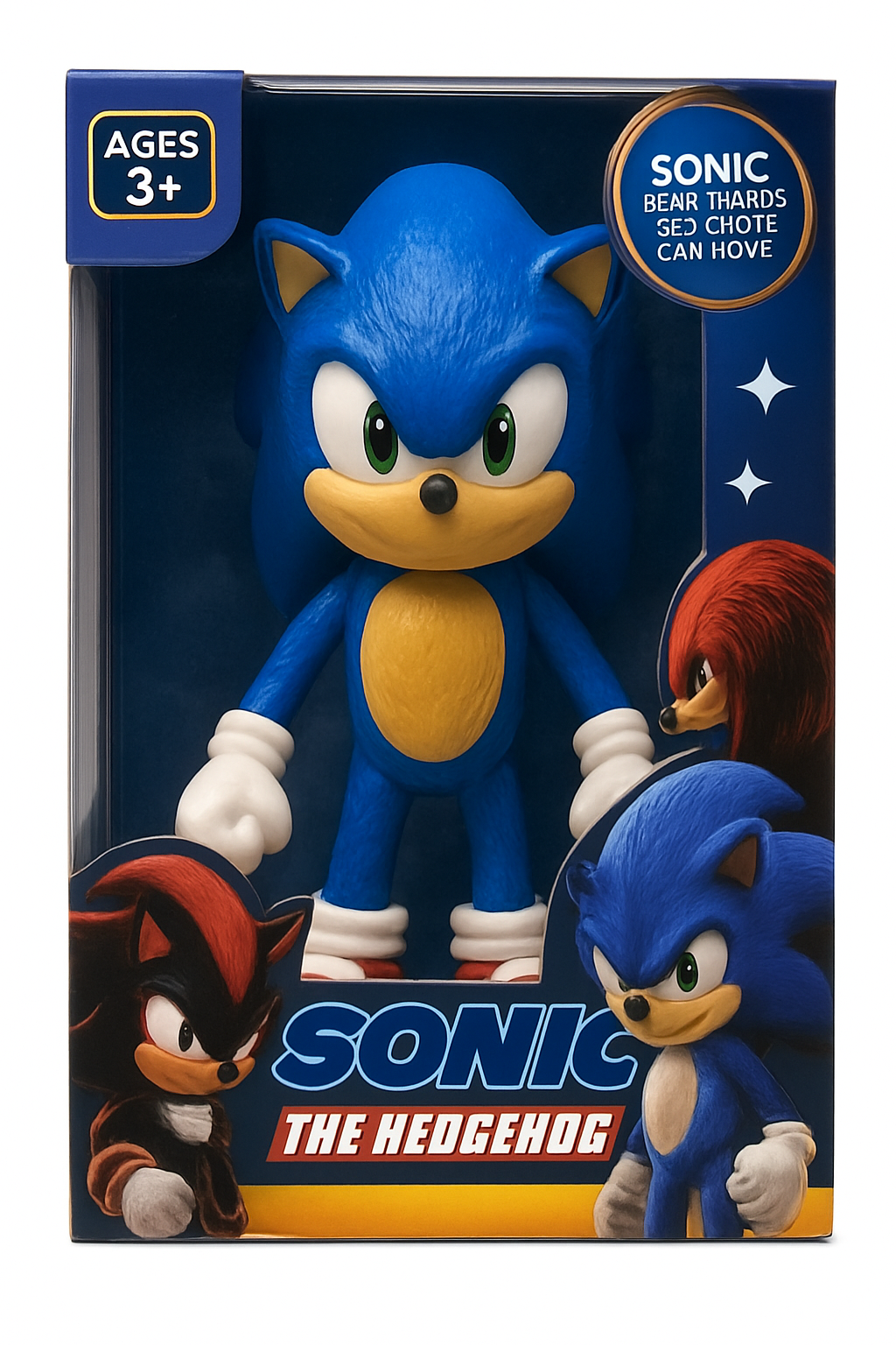 Sonic the Hedgehog & Friends (Knuckles/Sonic) Bobble-Head Action Figure