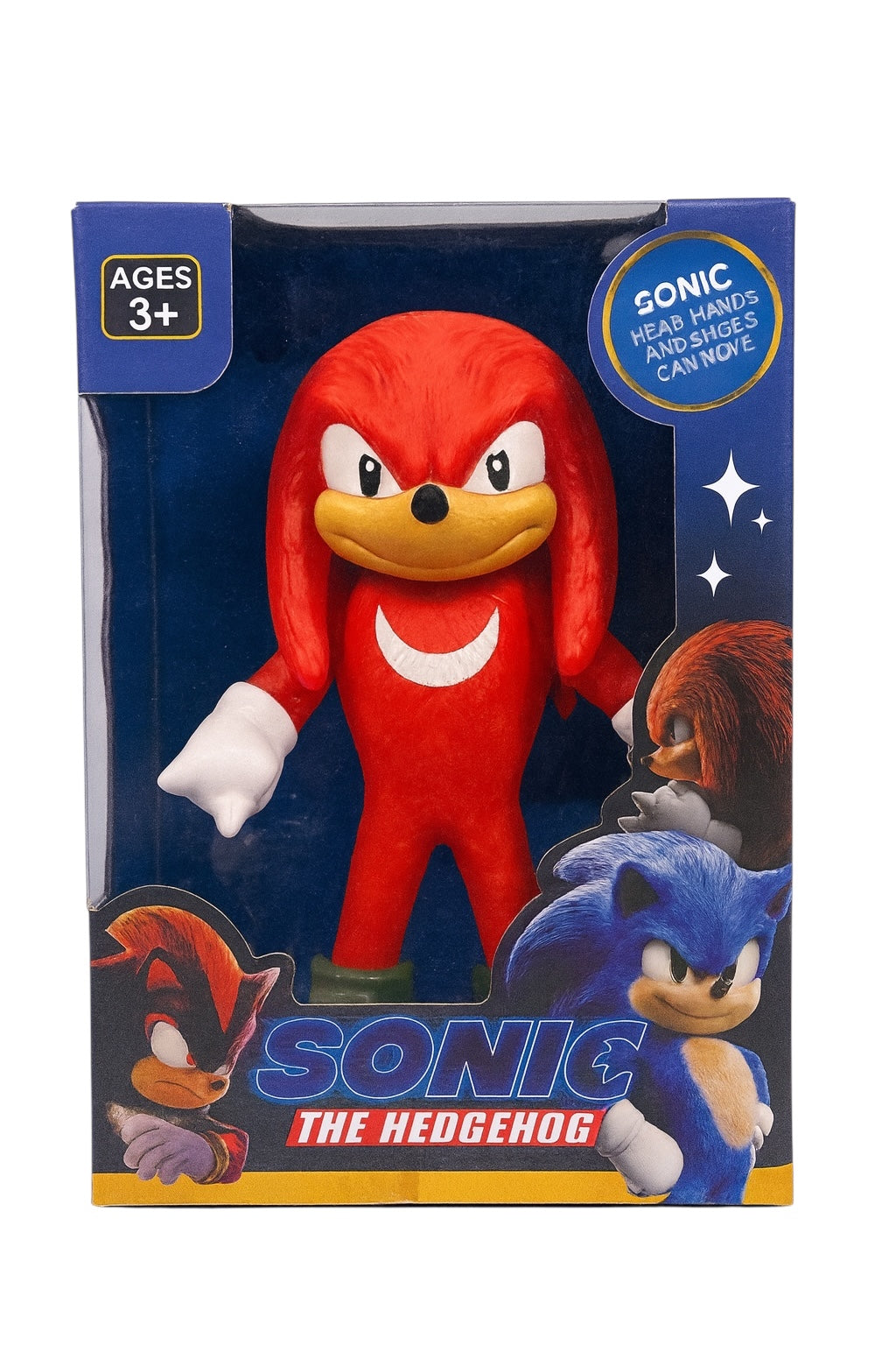 Sonic the Hedgehog Movie Bobble-Head Action Figure Collection (Sonic & Knuckles)