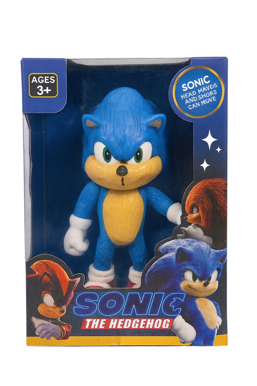 Sonic the Hedgehog & Friends (Knuckles/Sonic) Bobble-Head Action Figure