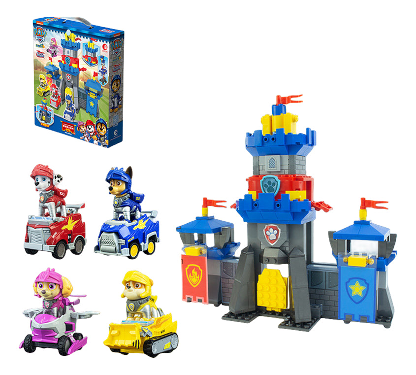 Original PAW Patrol Rescue Knights Castle Building Block Playset