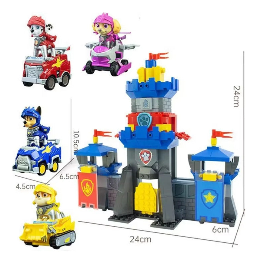 Original PAW Patrol Rescue Knights Castle Building Block Playset