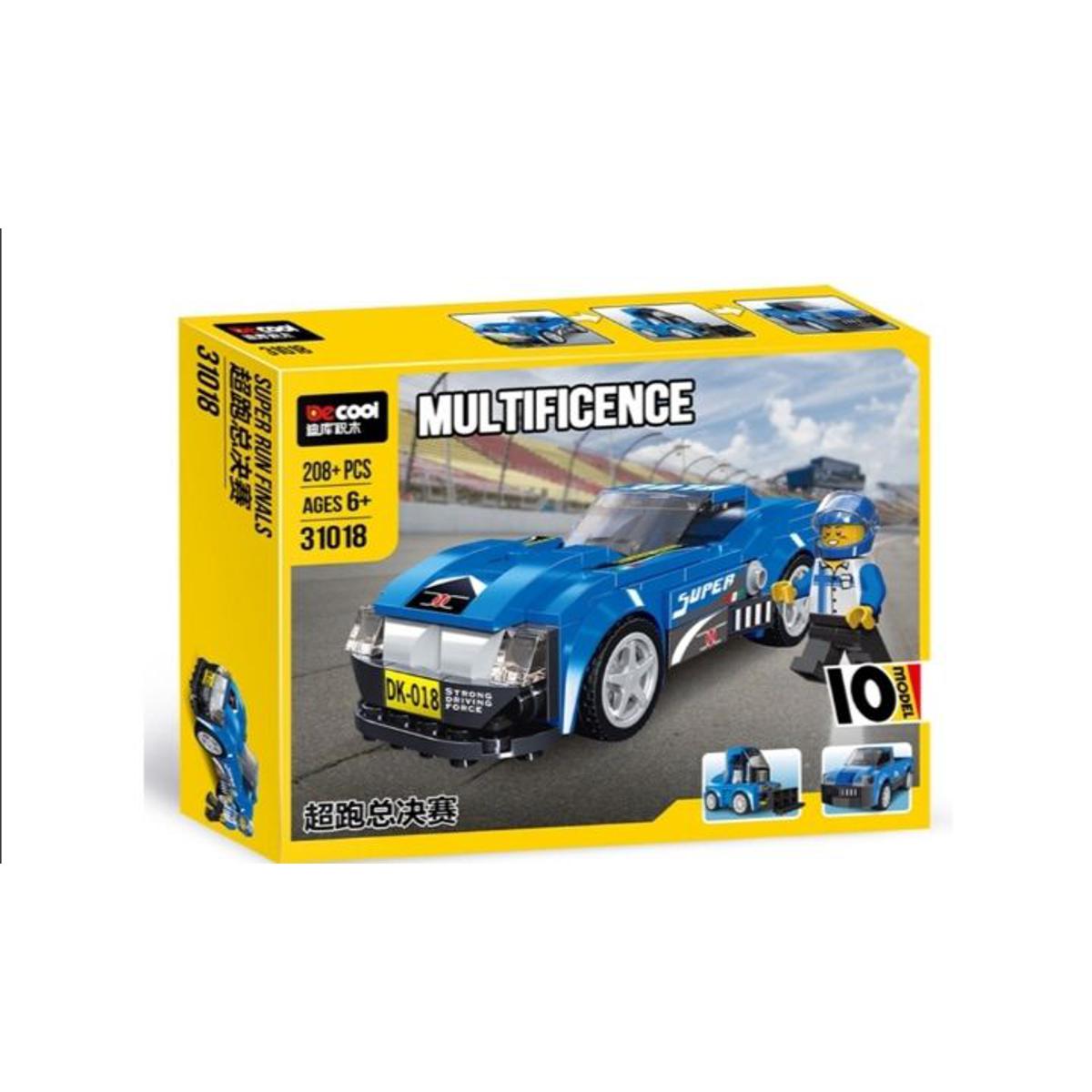 Decool 10 in 1 Architect Super Racing Super Run Finals Building Blocks Toys - 31018