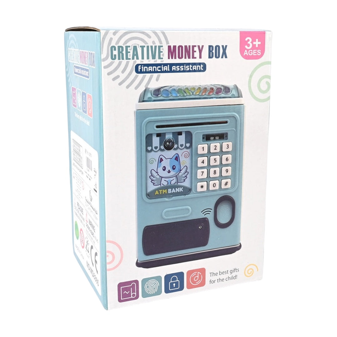 AUTOMATIC MONEY SAVING BOX AND ATM TOY FOR KIDS