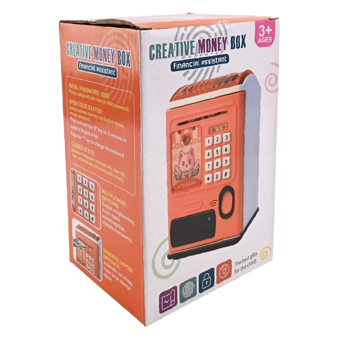 AUTOMATIC MONEY SAVING BOX AND ATM TOY FOR KIDS