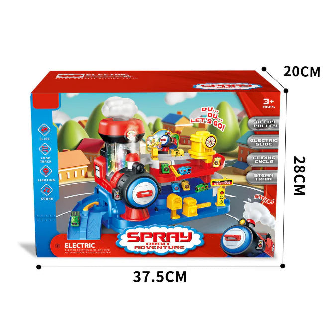 Electric Spray Train Adventure Track Set