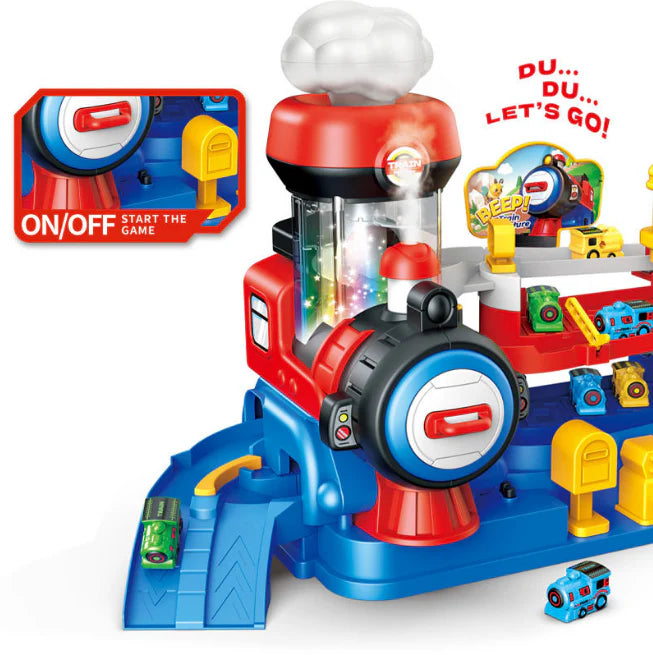 Electric Spray Train Adventure Track Set