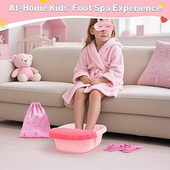 Kids Foot Spa – Fun Bubble Massage Pedicure Play Set