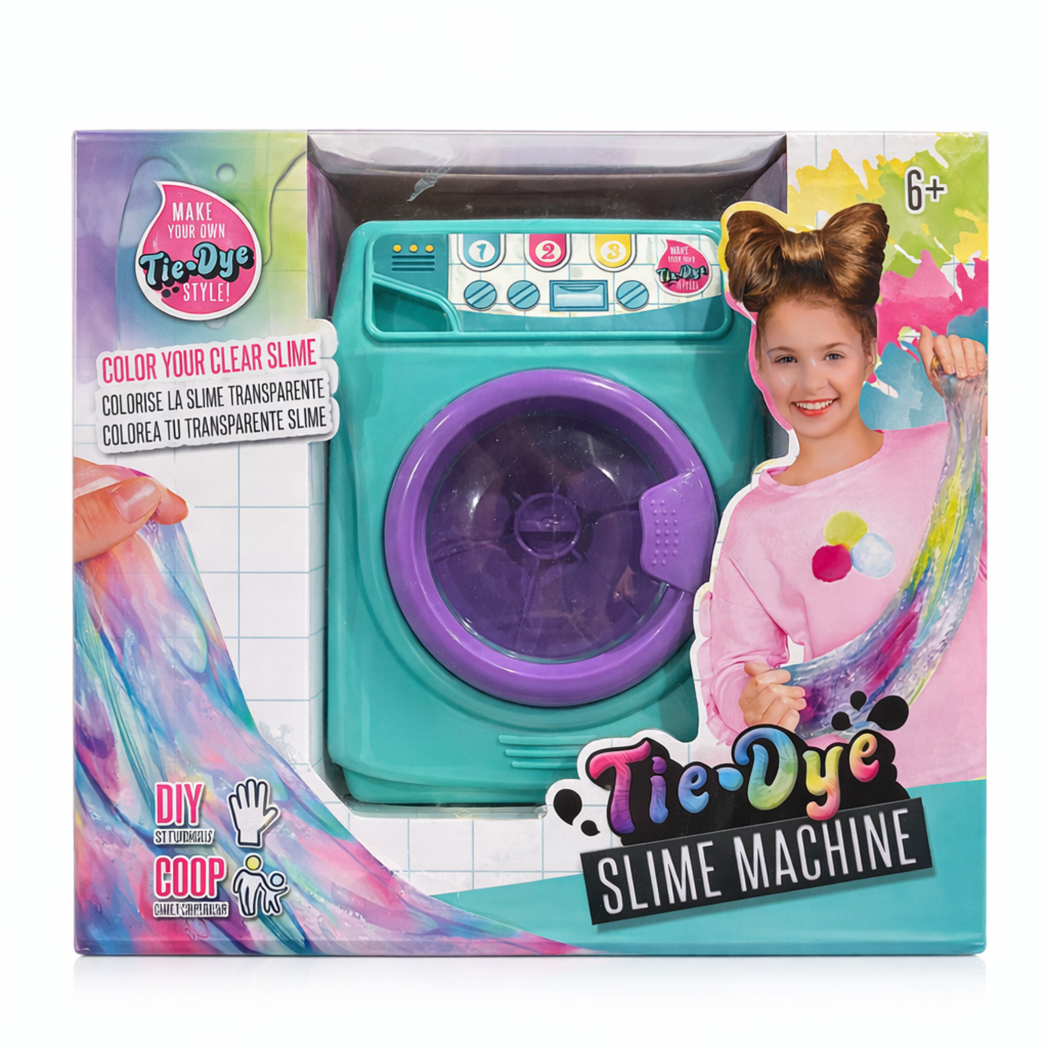 Messy Fun Unleashed- DIY Tie-Dye Slime Washing Machine Kit
