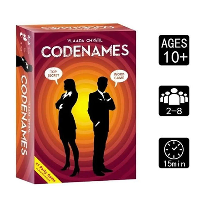 Codenames Board Game For Kids – 2 to 8 Players – Multi Color