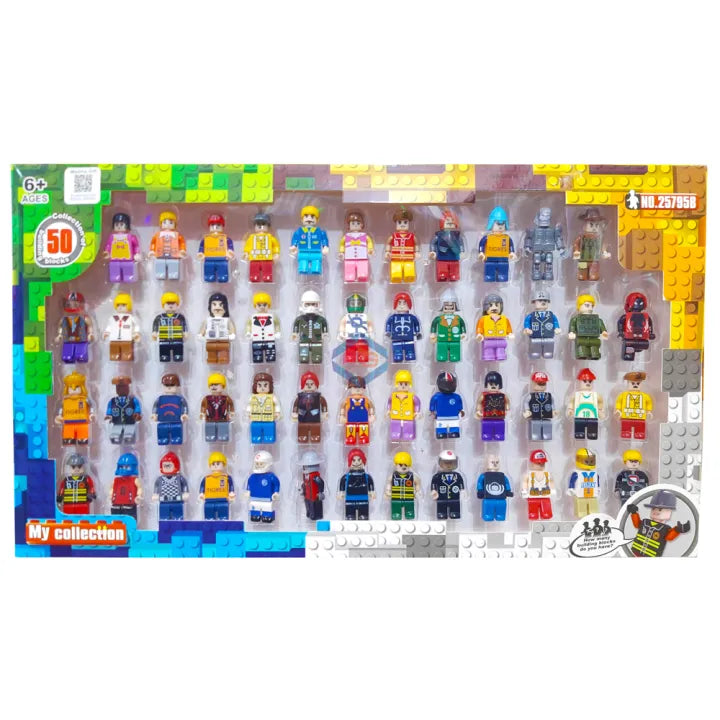 50 Mini Figures Lego Compatible Blocks