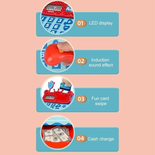 Educational Cash Register Toy for Preschoolers