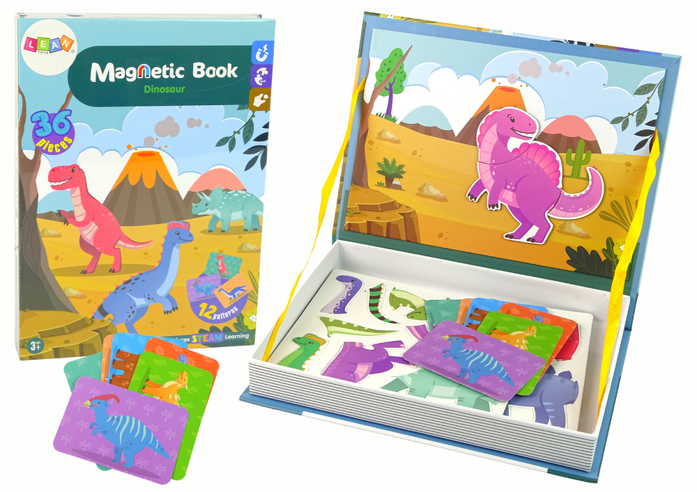Dinosaur Theme Magnetic Book