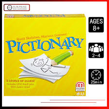 Pictionary Board Game Guess and Drawing Game Classic Board Game For Family Party Game