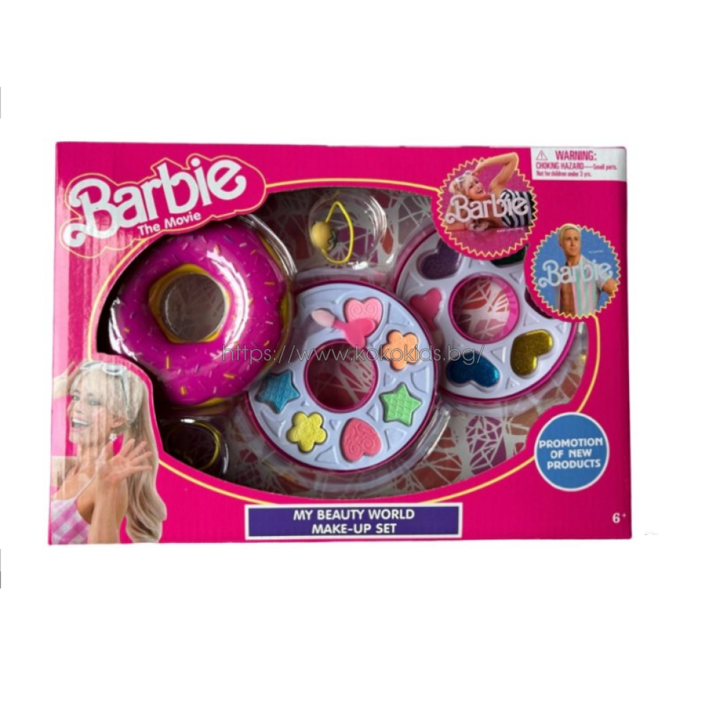 Barbie Donut-Shaped Cosmetic Playset
