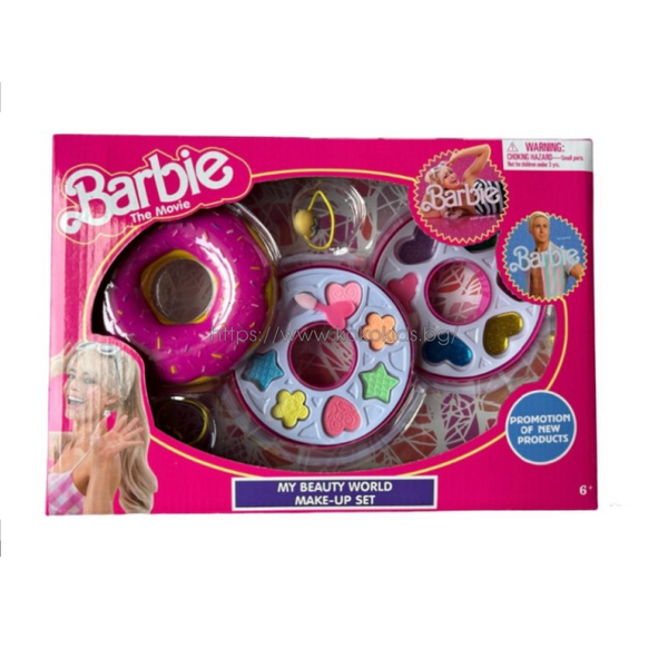 Barbie Donut-Shaped Cosmetic Playset