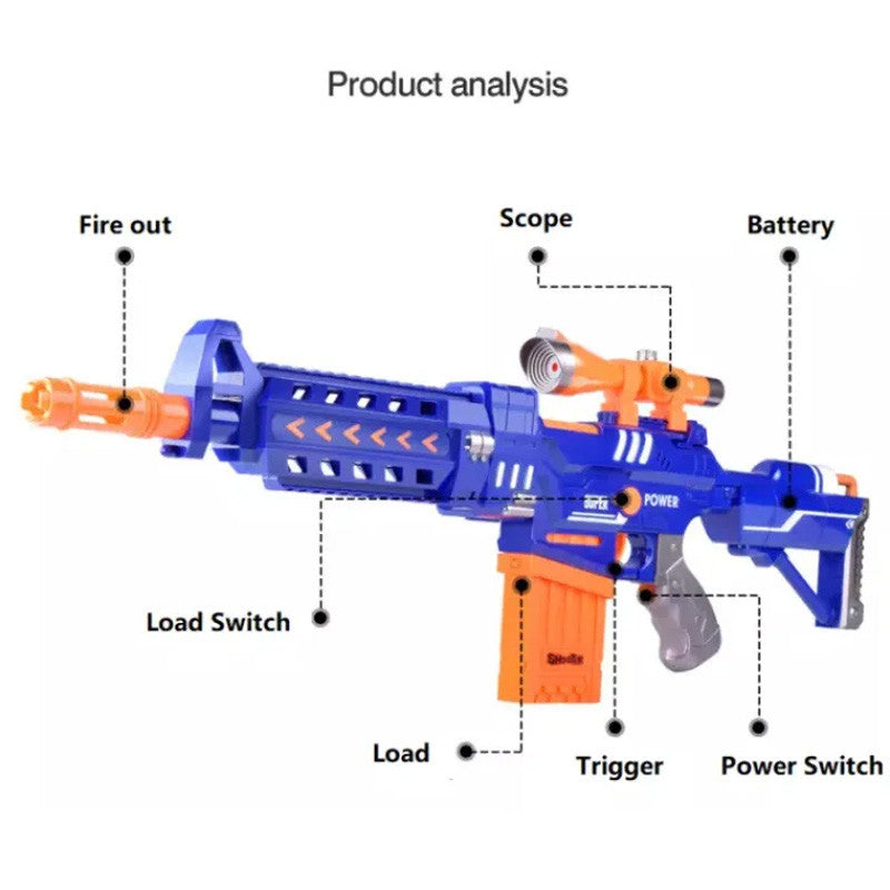 Blast Soft Bullet Toy Gun With 20 Pieces Bullet