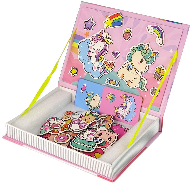 Unicorn Magnetic Puzzle Book 3+