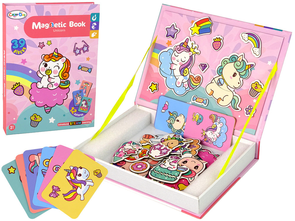 Unicorn Magnetic Puzzle Book 3+