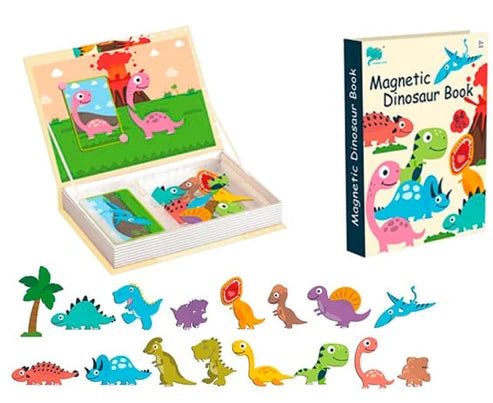 Dinosaur Magnetic Puzzle Book