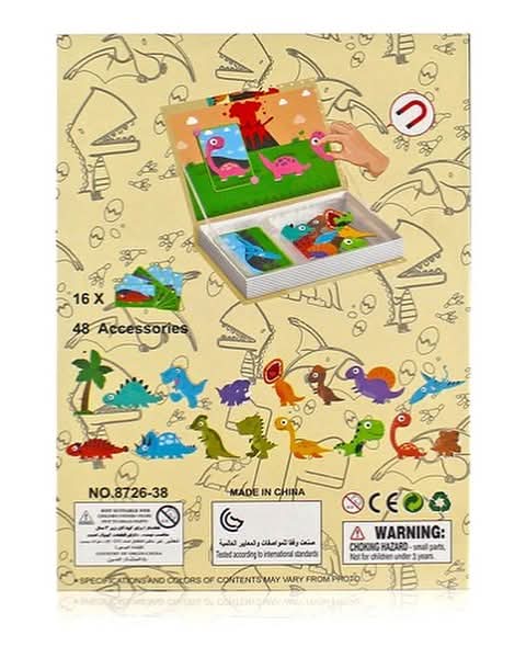 Dinosaur Magnetic Puzzle Book