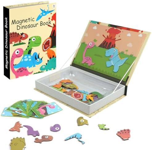 Dinosaur Magnetic Puzzle Book